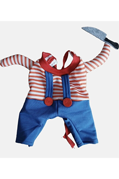AquaHome Chucky Katil Bebek Önden Giydirmeli Köpek Kıyafeti M beden
