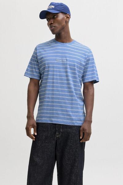 Jack & Jones Jack Jones Norrebro Stripe Prugasto Relax Fit muška majica 12291021
