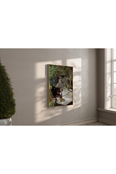 Vivense LUNCHEON ON THE GRASS EL YAPIMI AHŞAP ÇERÇEVELİ TABLO, 50X70