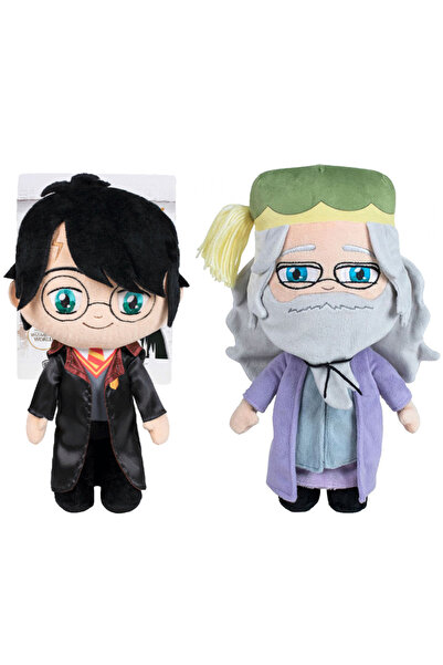 Play By Play Set 2 jucarii din plus Harry Potter cu pelerina satinata, 30 cm ...