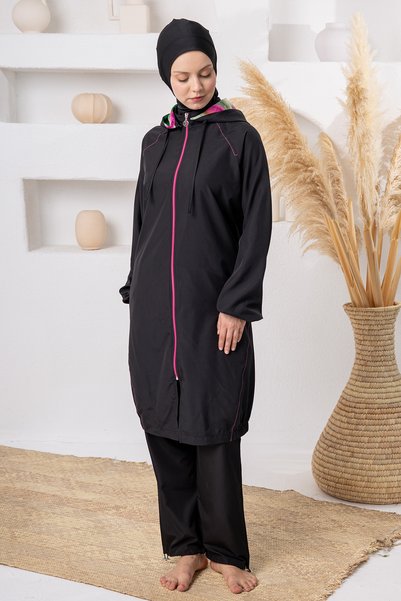 Adasea Monserrat Parachute Long Sleeve Hijab Swimsuit 1504