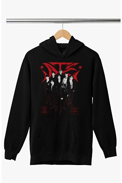 Fuddy Moda Unisex Stray Kids Printed Hooded Sweatshirt, Oversized Kpop Music ...