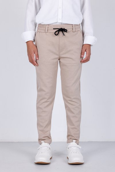 3MODA Boys' Ribbed Waist Jogger Pants