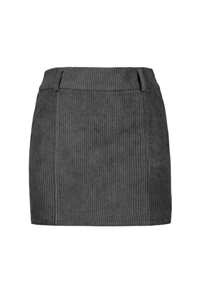 LACENOA Corduroy Mini Skirt