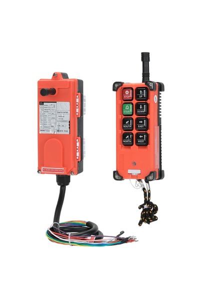 TIANYI Uzaktan 6 Buton 6 Hareketli Vinç Kumandası 24-500V AC/DC IP65