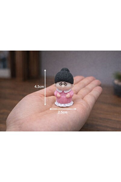 Yerli Ton Ton Nine – Mini Dekoratif Figür Teraryum& Sukulent& Diorama& Minayü...