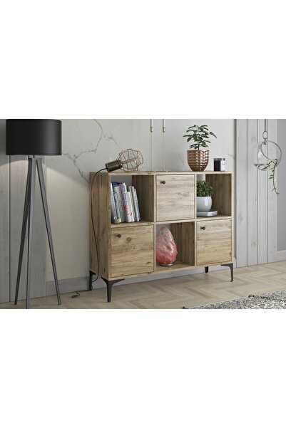 Vivense ORBİT ÇOK AMAÇLI DOLAP KONSOL, 90 CM, ATLANTİK ÇAM SİYAH