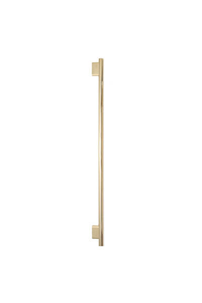System 9486 Modern Düz/Çizgili Kulp Altın Renk 640 mm (iki delik arası mesafe)