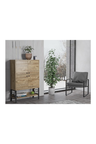 Vivense LİNA KONSOL, ATLANTİK ÇAM SİYAH