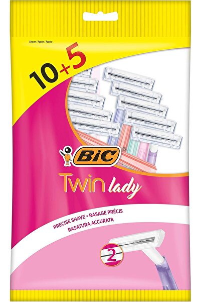Bic Twin Lady Razors Pouch, Pack Of 15