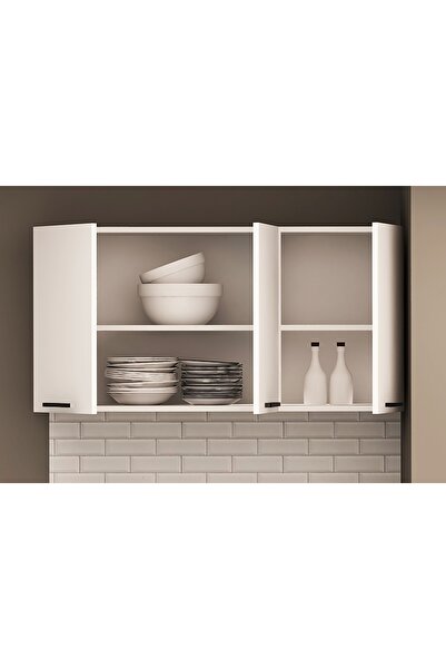 Vivense DANİ MİNİ ÜST HAZIR MUTFAK DOLABI, EVYELİ, 120 CM