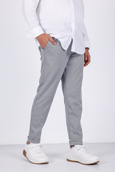 3MODA Pantaloni Joger cu talie cu nervuri pentru băieți