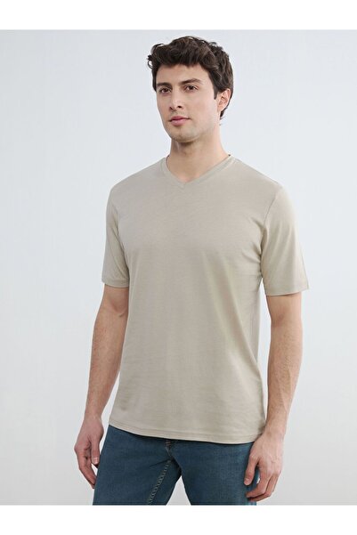 LC Waikiki Tricou LCWAIKIKI clasic pentru bărbați din bumbac pieptănat cu dec...