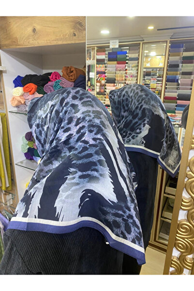 Akel Patterned Viscose Cotton Scarf 9614-09