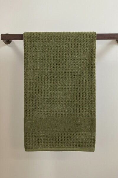 Anılsan Mist Khaki Hand Towel - 50X90 Cm, 230Gr, 100% Cotton