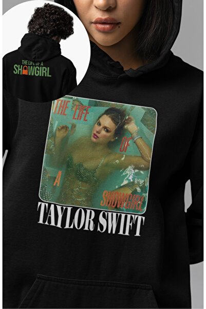 Fuddy Moda سويت شيرت للجنسين The Life Of A Showgirl Ense مطبوع بغطاء رأس، هود...