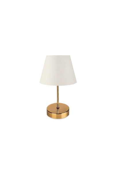 Vivense EVLİGHT NURA GOLD ABAJUR, DÜZ KUMAŞ