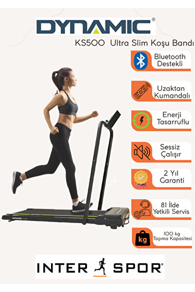 Dynamic KS500 Ultra Slim Enerji Tasarruflu Sessiz Katlanır Bluetoothlu Uzakta...