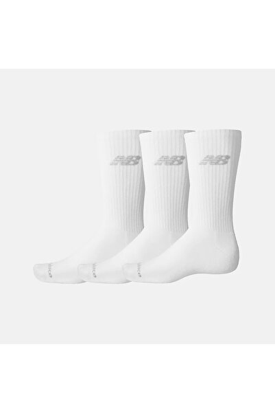 New Balance Men's White Socks 51423 3-Pack