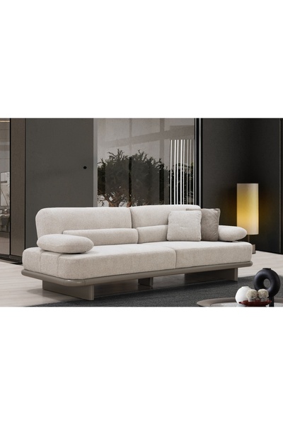 Vivense LUPE ÜÇLÜ KOLTUK, KREM