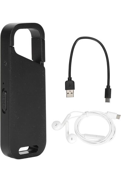 intermax sese duyarlı mini ses kayır cihazı şık tasarım metal kasa 16GB