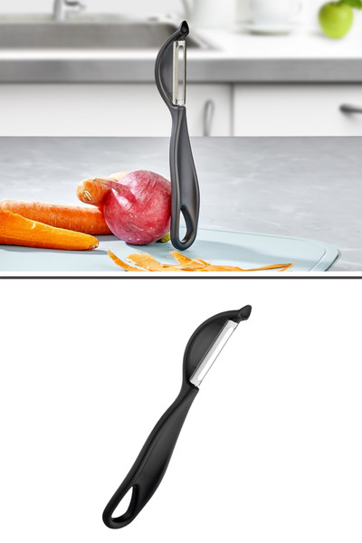 Flora Çok Amaçlı Paslanmaz Yan Soyacak, Meyve Sebze Paslanmaz Çelik Bıçaklı S...