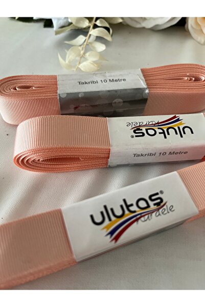 partici dükkanı Panglică Grogen - Panglică tip fundă, culoare somon - Lățime ...