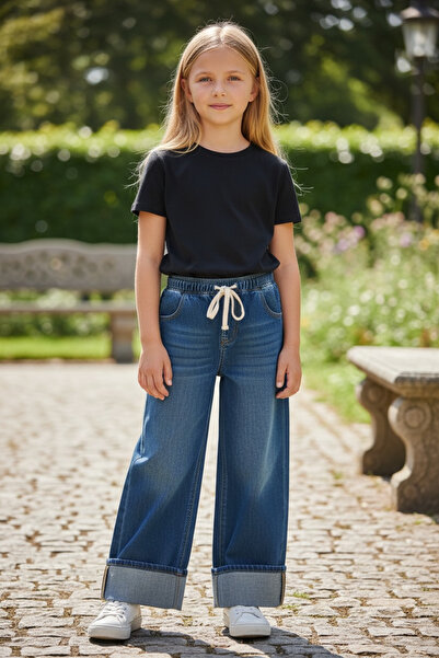 ASL GOLF CLUB Τζιν παντελόνι για κορίτσι με φαρδύ πόδι