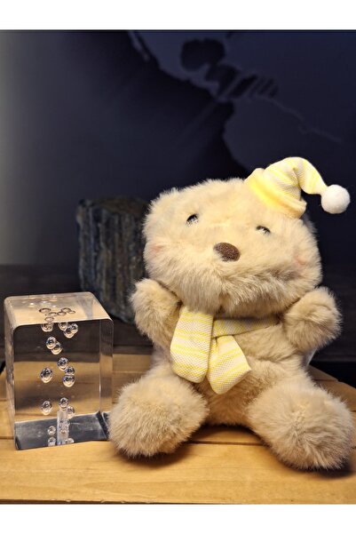 SELAY TOYS SEVİMLİ ŞAPKALI AYICIK ANAHTARLI13 CM