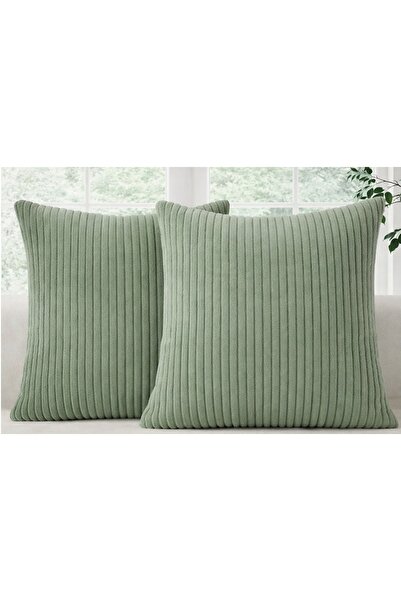 Vivense LİNE FİLİLLİ İKİLİ KIRLENT KILIFI, MİNT