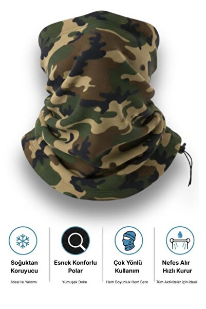 SINGLE SWORD Unisex Winter Fleece Neck Gaiter & Beanie |   Multi-Purpose Cold...