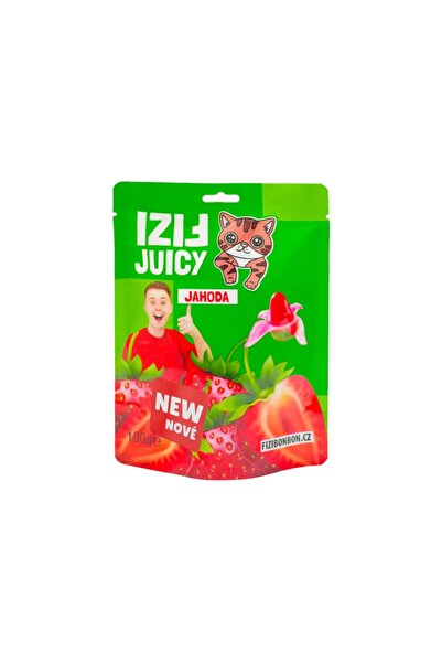 Amos Fizi Juicy Candies - Strawberry 100 g