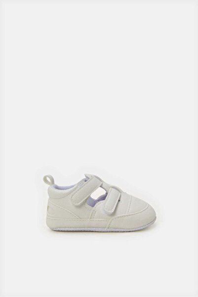 REDTAG Baby White Velcro Pram Shoe