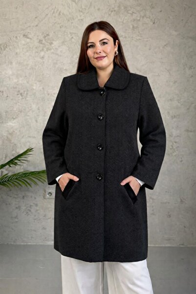 ModaPlaza Cardigan lung tricotat cu model în zig-zag pentru femei