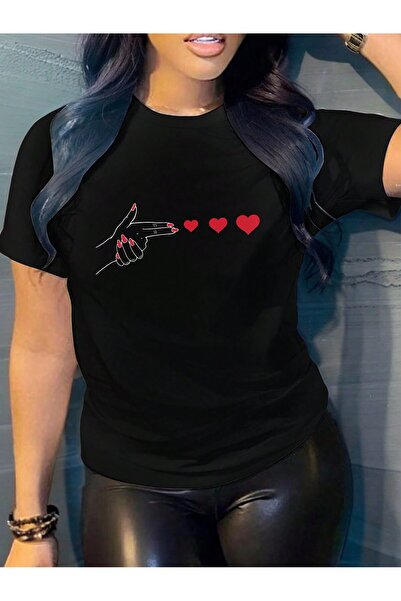 ZİYMO Crew Neck Oversized Combed Cotton T-Shirt