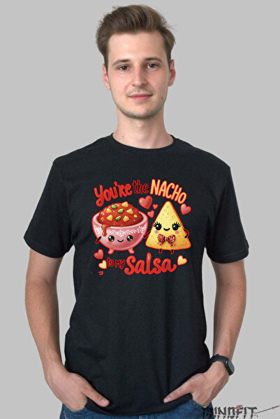 GILDAN Couple Valentine's Day T-Shirt - You're The Nacho To My Salsa Man