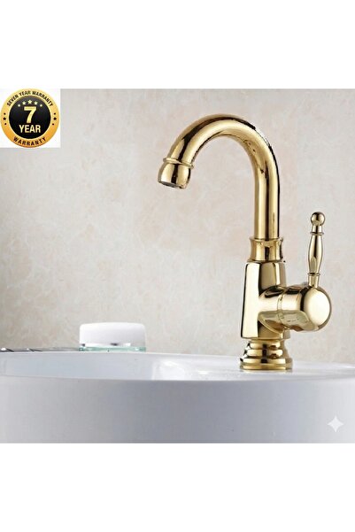 OEM Bathroom Sink Faucet Gold Dore Gold New Angled Body 7 Years Warranty Impo...