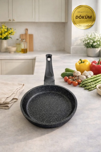CHEFTİME Granit Döküm Tava 20cm