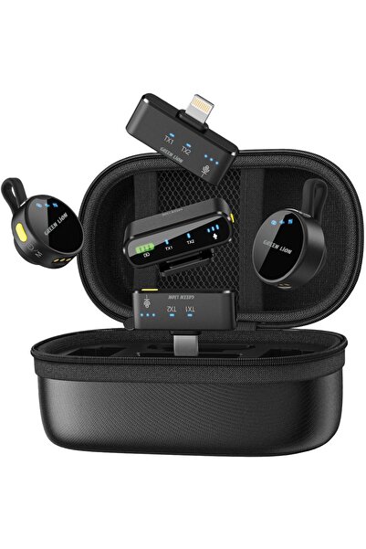 Green Lion ميكروفون لاسلكي GM-85X 3 في 1