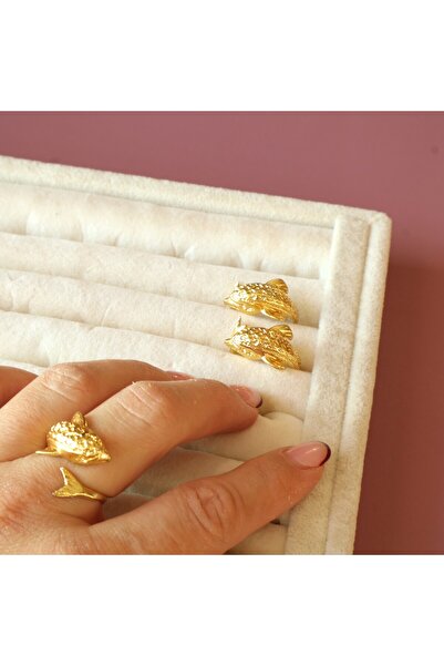 B Design jewelry Steel Ring Dolphin