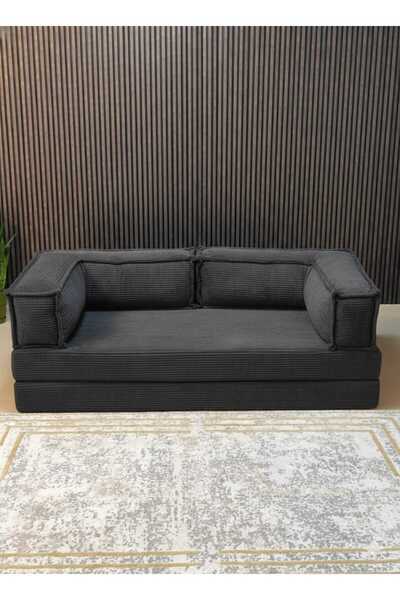 COLORMİX Eko Kanepe,Fitilli,Kadife,Silinir,Yıkanır,Rebonded 22 dns 30 cm 200x100