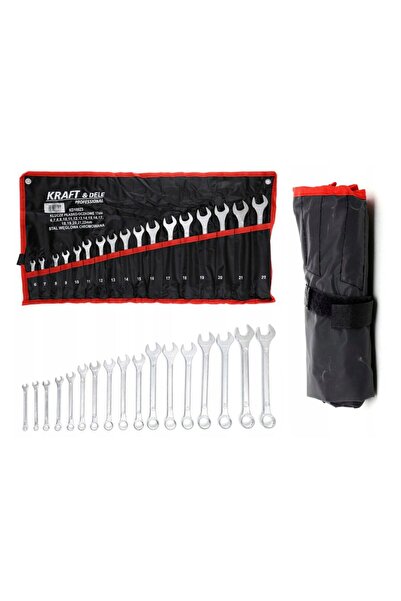Kraft Σετ κλειδιών συνδυασμού, 6-22 mm, 17 τεμάχια,