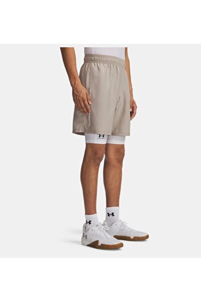 Under Armour Erkek UA Tech Dokuma Wordmark Şort 1383356-203