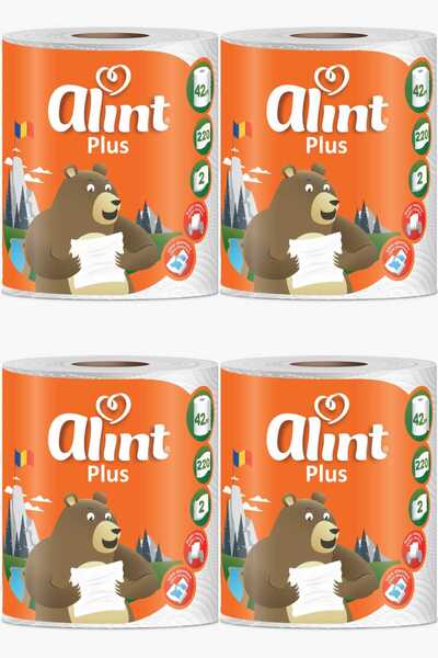 ALINT Prosop de hartie Alint, 2 straturi, 220foi, 4 role