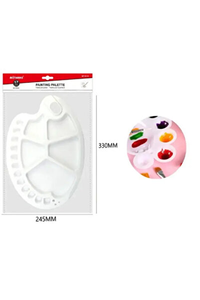 MOTARRO Painting Plate MP145-10, Durable Paint Palette for Acrylic, Oil & Wat...