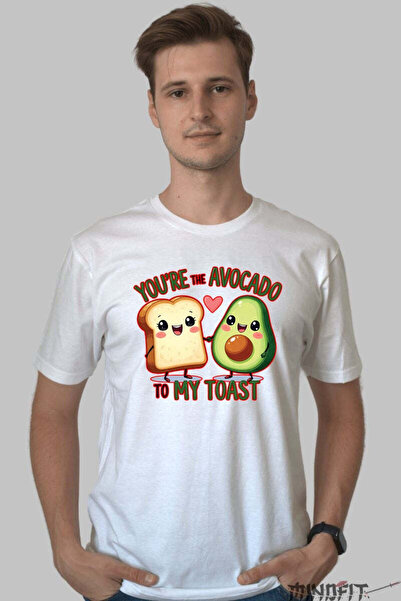 GILDAN Tricou Valentine S Day Cuplu Esti Avocado Pentru Painea Mea Barbat