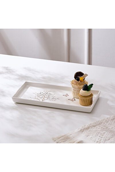 Malooki Porcelain serving platter, 30.5 - Marble Collection