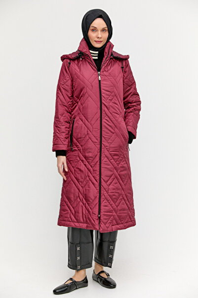 Setrms Çıt Detaylı Kapitone Kaban