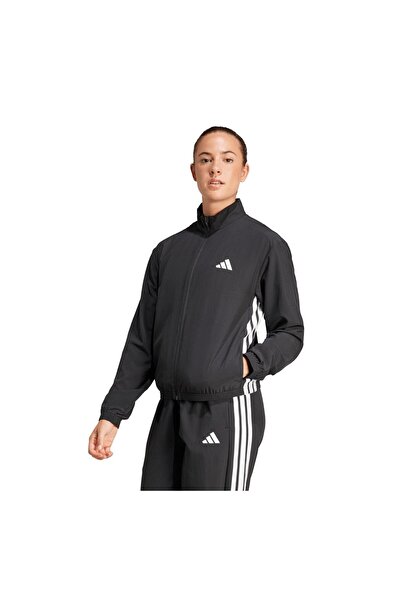 adidas Jd6539-K We 3S Woven Jkt Women's Jacket Black
