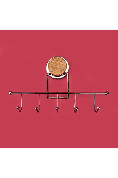 Metalife 5'li Havlu Askısı - Gri - 31,5 cm